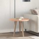 Sonata H Топ за маса Светлокафяво Ø 60 x 2.5 cm Солидно дъбово дърво