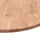 Sonata H Топ за маса Светлокафяво Ø 70 x 2.5 cm Солидно дъбово дърво