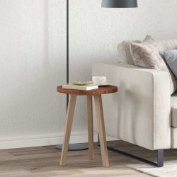 Sonata H Топ за маса Тъмнокафяв Ø 40 x 2.5 cm Солидно дъбово дърво - Piese pentru mese