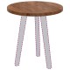 Sonata Placă de masă Ø 50 x 2,5 cm Rotund Lemn de stejar masiv