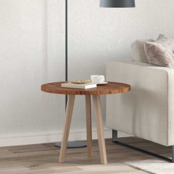 Sonata H Топ за маса Тъмнокафяв Ø 60 x 2.5 cm Солидно дъбово дърво - Piese pentru mese