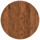 Sonata H Топ за маса Тъмнокафяв Ø 60 x 2.5 cm Солидно дъбово дърво