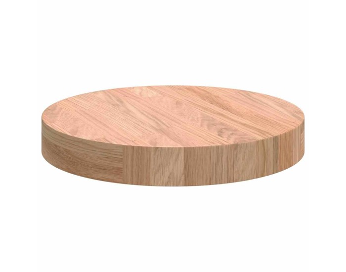 Sonata Placă de masă Ø 30 x 4 cm Rotund Lemn de stejar masiv