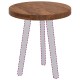 Sonata Placă de masă Ø 50 x 4 cm Rotund Lemn de stejar masiv