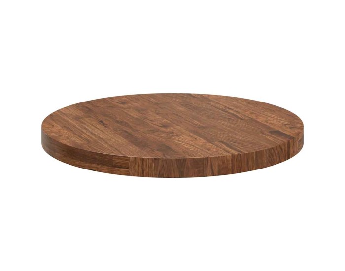 Sonata Placă de masă Ø 60 x 4 cm Rotund Lemn de stejar masiv