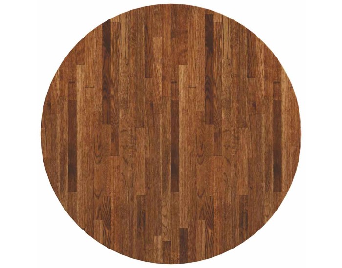 Sonata Placă de masă Ø 80 x 4 cm Rotund Lemn de stejar masiv