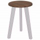 Sonata H Топ за маса Кафяв дъб 30 x 30 x 1.5 см Инженерно дърво