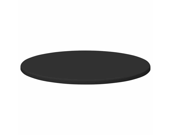 Sonata Placă de masă Ø 50 x 1,5 cm Rotund Lemn prelucrat Negru
