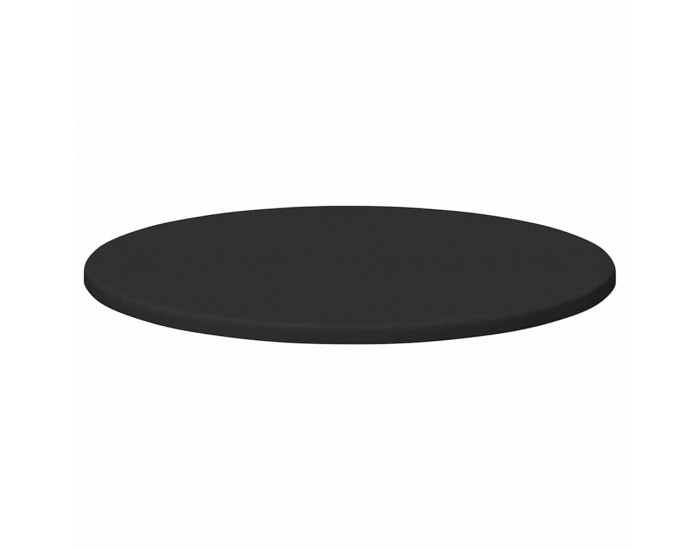 Sonata H Топ за маса Черно 50 x 50 x 1.5 cm Инженерно дърво