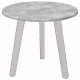 Sonata H Топ за маса Бетонно сиво 50 x 50 x 1.5 cm Инженерно дърво