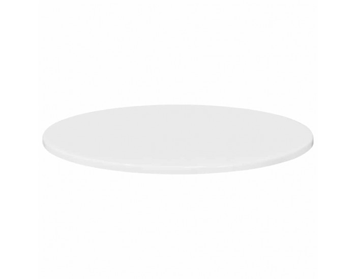 Sonata H Топ за маса Бяло Със Силен Гланц 60 x 60 x 1.5 cm