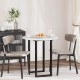 Sonata H Топ за маса Бяло 70 x 70 x 1.5 cm Инженерно дърво