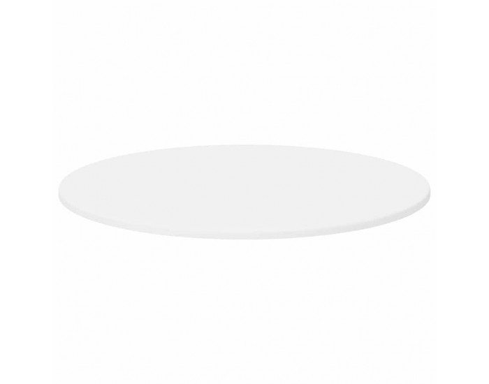 Sonata H Топ за маса Бяло 70 x 70 x 1.5 cm Инженерно дърво