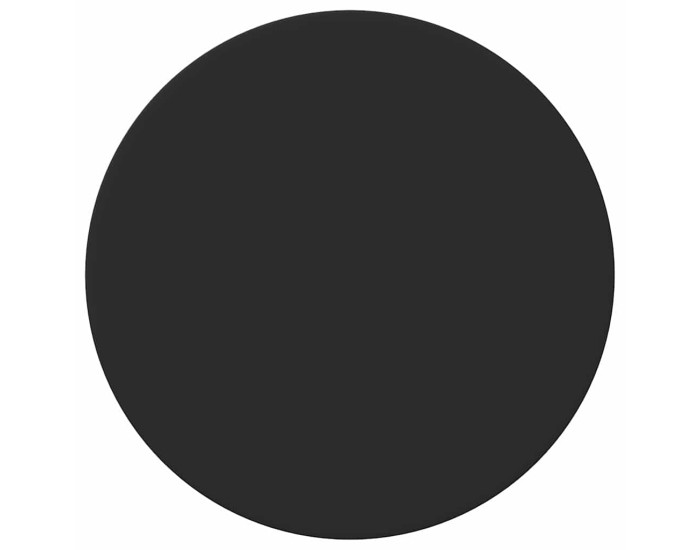 Sonata Placă de masă Ø 70 x 1,5 cm Rotund Lemn prelucrat Negru