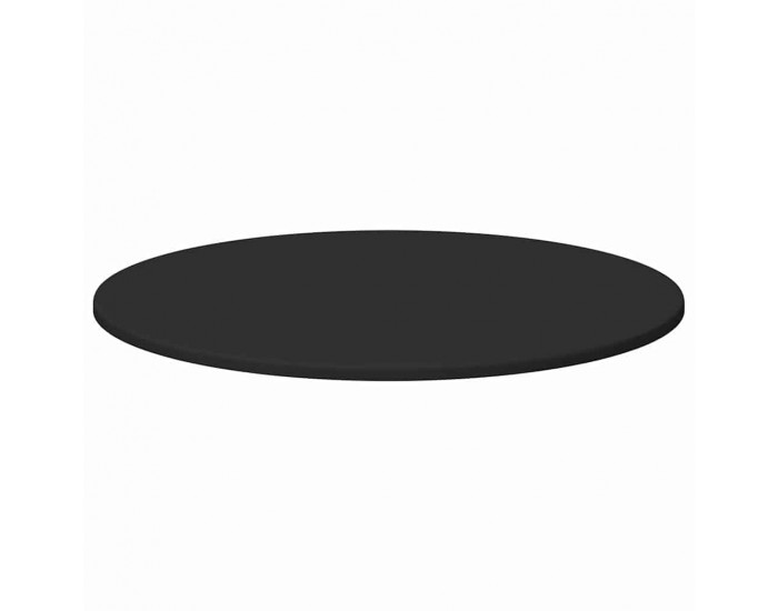 Sonata H Топ за маса Черно 70 x 70 x 1.5 cm Инженерно дърво