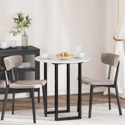 Sonata H Топ за маса Бяло Със Силен Гланц 70 x 70 x 1.5 cm - Piese pentru mese