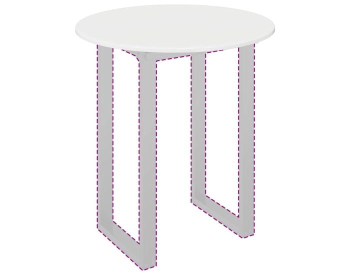 Sonata Placă de masă Ø 70 x 1,5 cm Rotund Lemn prelucrat