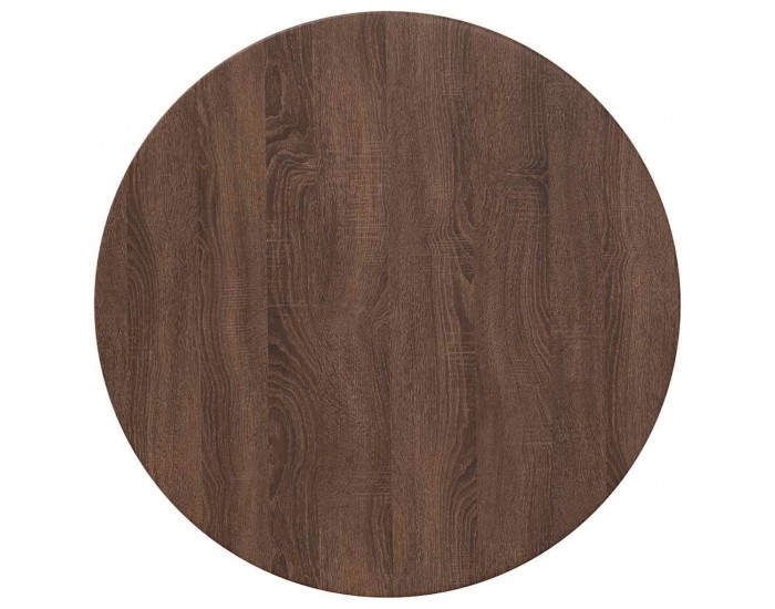 Sonata H Топ за маса Кафяв дъб 70 x 70 x 1.5 cm Инженерно дърво