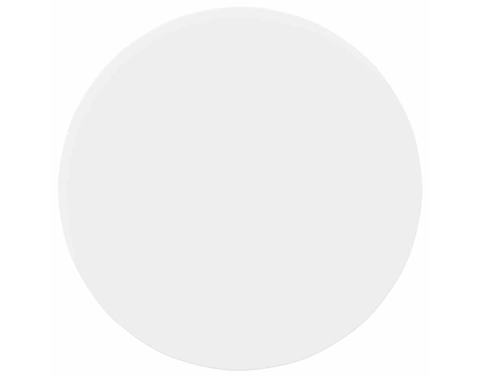 Sonata Placă de masă Ø 80 x 1,5 cm Rotund Lemn prelucrat Alb