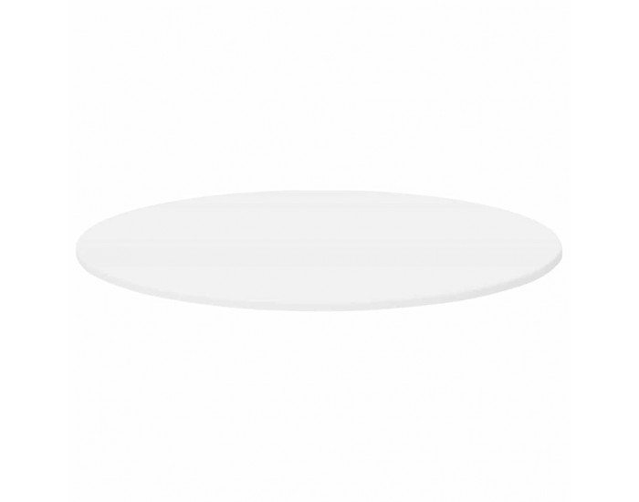 Sonata H Топ за маса Бяло 80 x 80 x 1.5 cm Инженерно дърво
