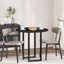 Sonata H Топ за маса Черно 80 x 80 x 1.5 cm Инженерно дърво - Piese pentru mese