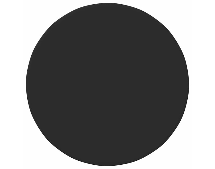 Sonata Placă de masă Ø 80 x 1,5 cm Rotund Lemn prelucrat Negru