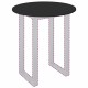 Sonata Placă de masă Ø 80 x 1,5 cm Rotund Lemn prelucrat Negru