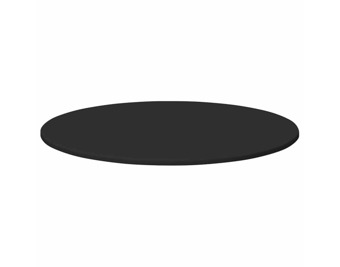 Sonata Placă de masă Ø 80 x 1,5 cm Rotund Lemn prelucrat Negru