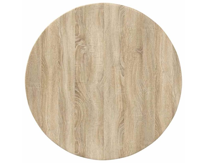 Sonata Placă de masă Ø 80 x 1,5 cm Rotund Lemn prelucrat Stejar Sonoma