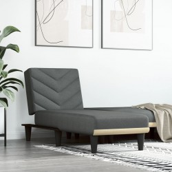 Sonata H Кушетка, тъмносива, текстил - Taburete