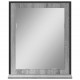 Sonata H Огледало за баня с рафт сив сонома 50x12x60 см инженерно дърво