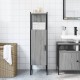 Sonata Dulap de baie, gri sonoma, 33x33x120,5 cm, lemn prelucrat