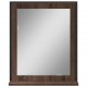 Sonata H Огледало за баня с рафт кафяв дъб 50x12x60 см инженерно дърво