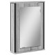 Sonata Dulap baie cu oglindă gri sonoma 42x12x60 cm lemn compozit