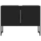 Sonata Dulap chiuveta de baie, negru, 80x33x60 cm, lemn compozit