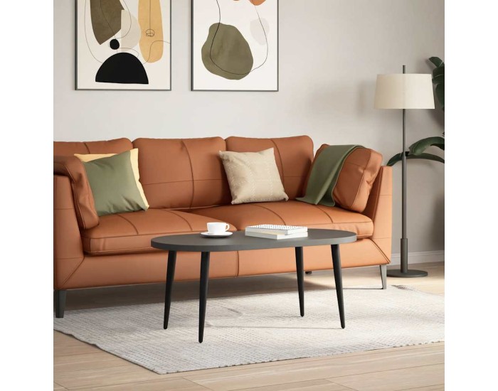 Sonata Picioare pentru măsuță de cafea, formă conică, 4 buc., negru, 30-31 cm, oțel