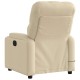 Sonata Fotoliu electric de masaj rabatabil, crem, textil