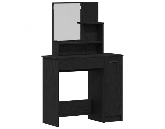 Sonata H Комплект тоалетно шкафче 2 pcs Черен дъб 86.5 x 35 x 136 cm