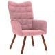 Sonata Scaun de relaxare, roz, catifea