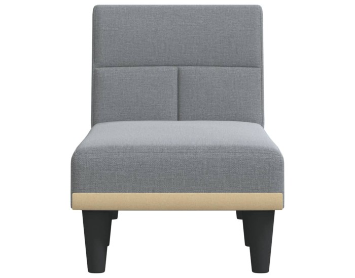Sonata Șezlong, gri deschis, material textil