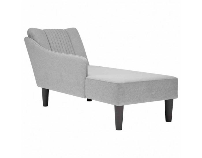 Sonata H Шезлонг с десен подлакътник Cloud Grey Fabric