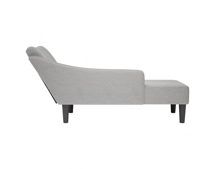 Sonata H Шезлонг с десен подлакътник Cloud Grey Fabric