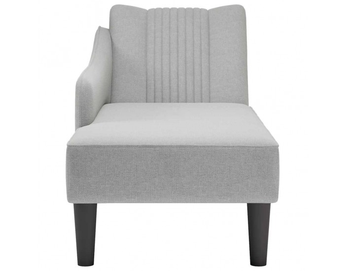 Sonata H Шезлонг с десен подлакътник Cloud Grey Fabric