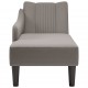 Sonata H Шезлонг с десен подлакътник Taupe Fabric