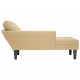 Sonata H Шезлонг с възглавница сивозелен велурен плат