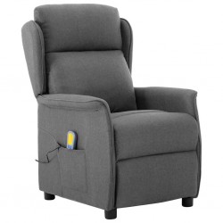 Sonata H Масажен стол Светлосиво 67.5 x 93.5 x 101.5 см текстил - Mobilier cu mecanism de relaxare
