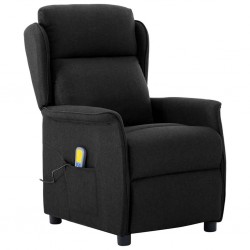 Sonata H Масажен стол с възглавница Черно 67.5 x 93.5 x 101.5 см текстил - Mobilier cu mecanism de relaxare