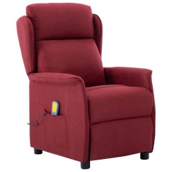 Sonata H Масажен стол с възглавница Винен 67.5 x 93.5 x 101.5 см текстил - Mobilier cu mecanism de relaxare