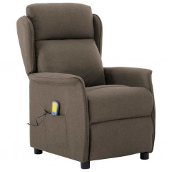 Sonata H Масажен стол с възглавница Таупе 67.5 x 93.5 x 101.5 см текстил - Mobilier cu mecanism de relaxare