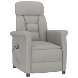 Sonata H Масажен стол Светлосиво 70.5 x 96.5 x 95 см Полиестер - Mobilier cu mecanism de relaxare